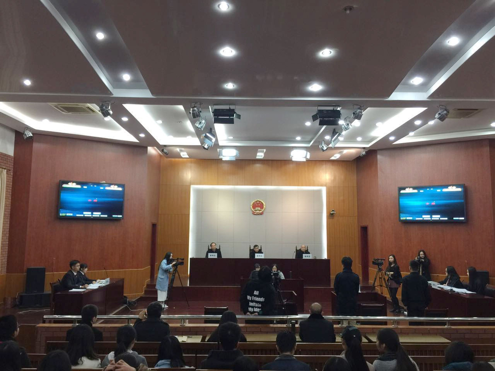 比賽中