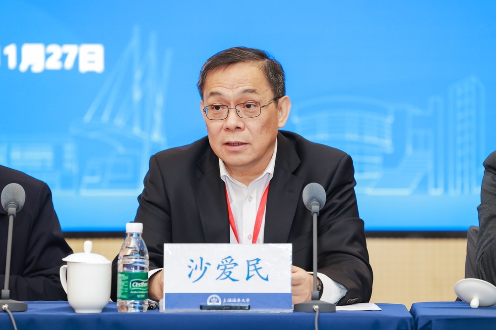 專家組組長沙愛民教授發言