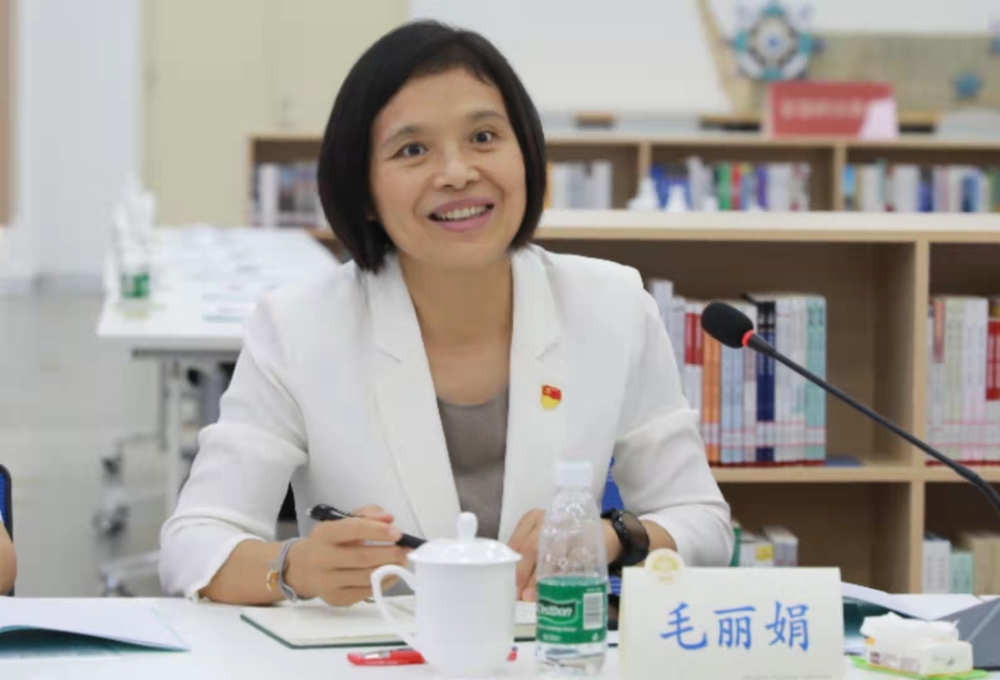 毛麗娟副主任講話