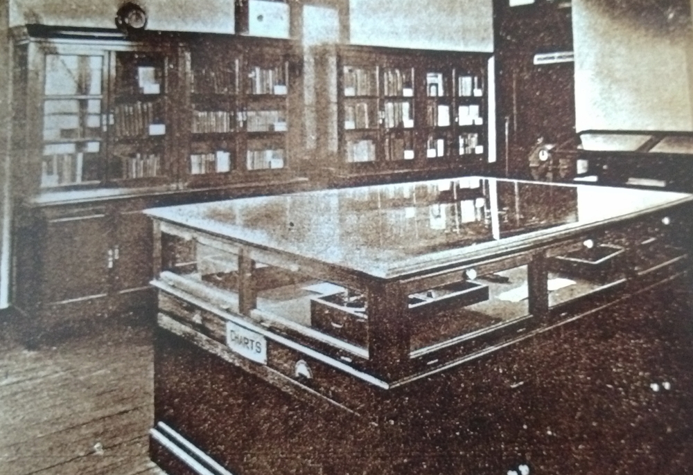 炮臺(tái)灣辦學(xué)時(shí)期圖書室