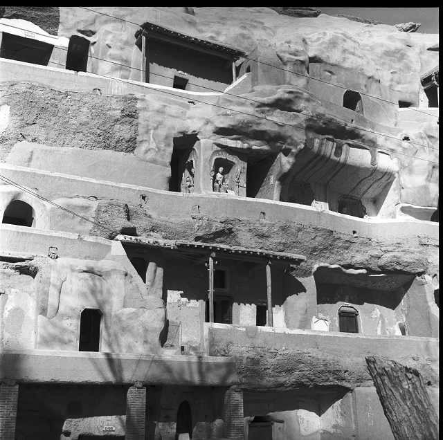 莫高窟第285窟與上下窟的關系-西魏-攝錄部-1956年