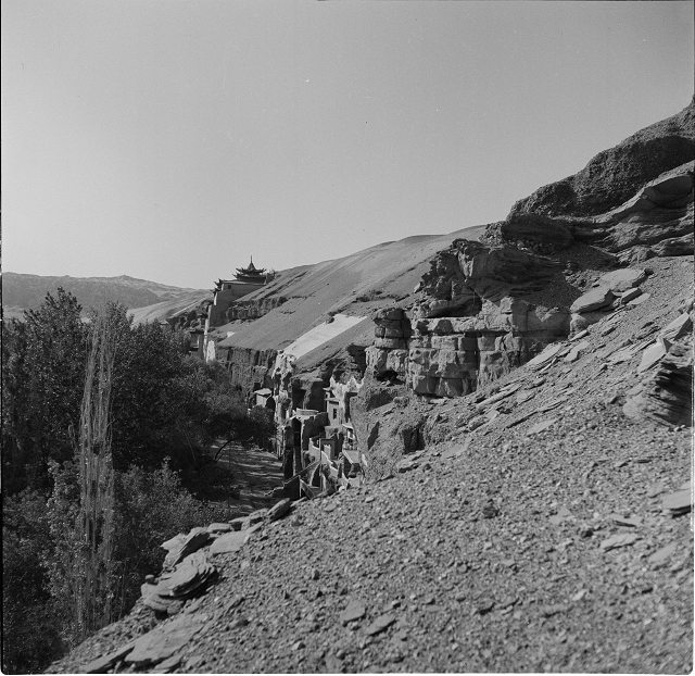 莫高窟南區全景-1955年