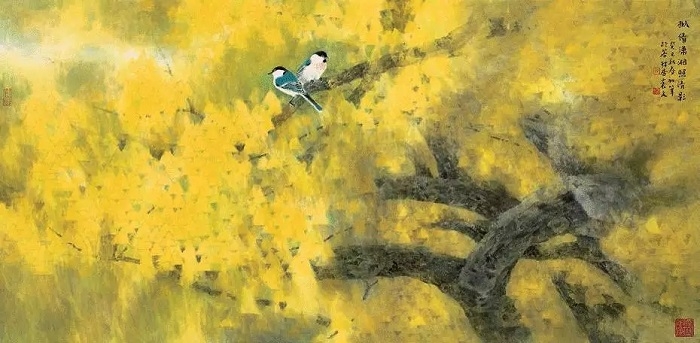 擬倩瀟湘照清影 2013年 紙本設色 67.5×136cm