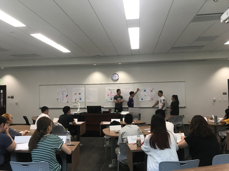  課堂展示（中佛羅里達大學暑期學習項目）