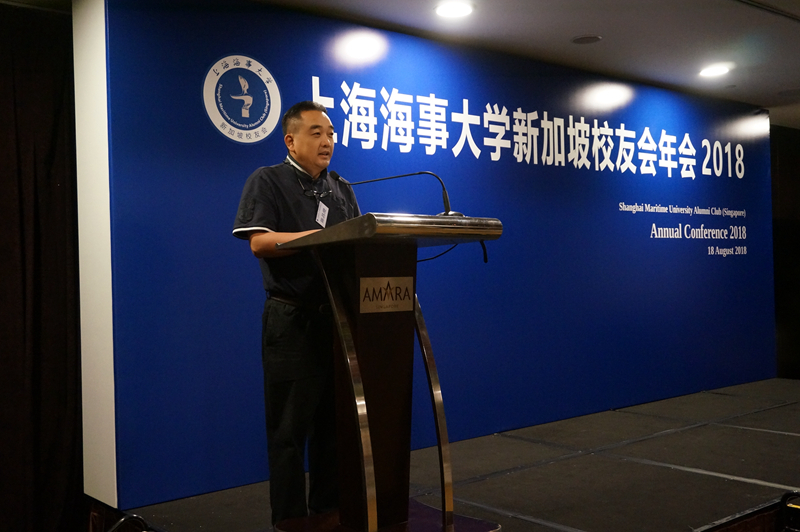 上海交通大學新加坡校友會會長陳昌澄致辭