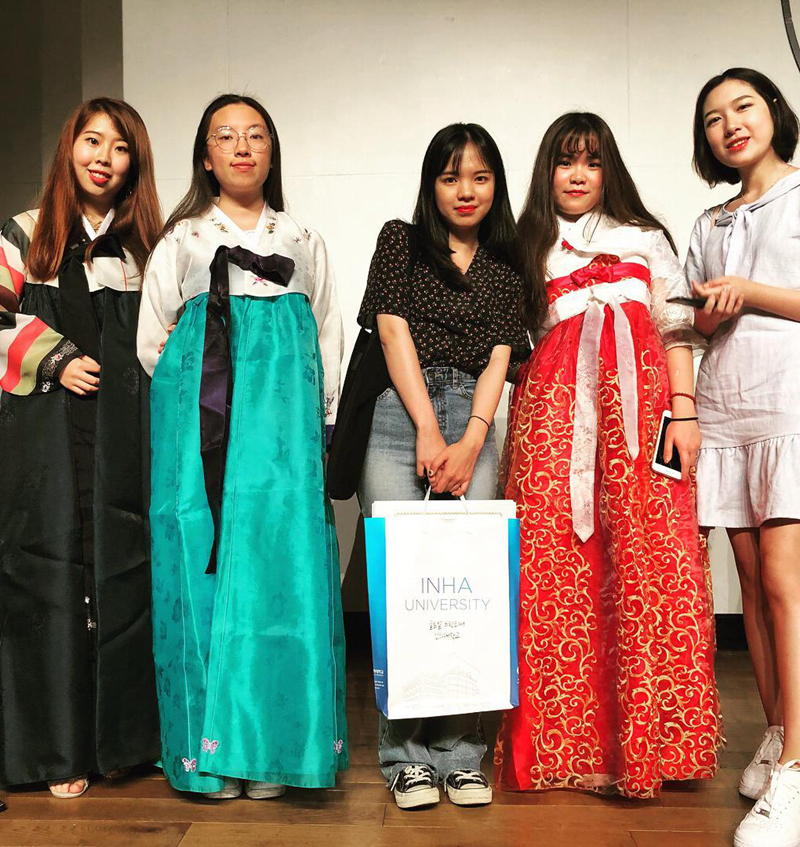 韓服體驗（韓國仁荷大學暑期學習項目）