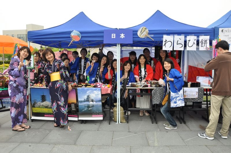 第五屆文化節在美麗的海大校園遍覽五洲風情