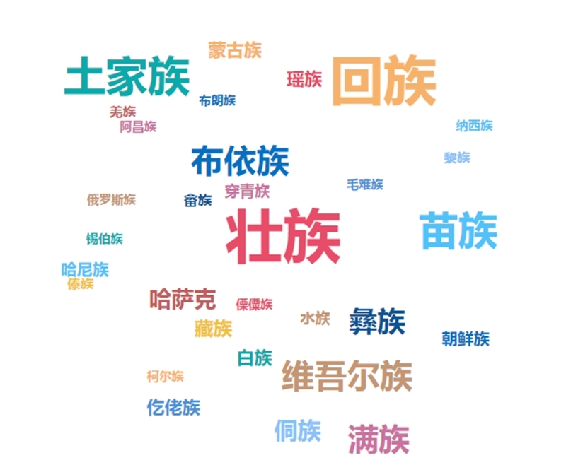 新生中有335位來自少數(shù)民族的同學(xué)