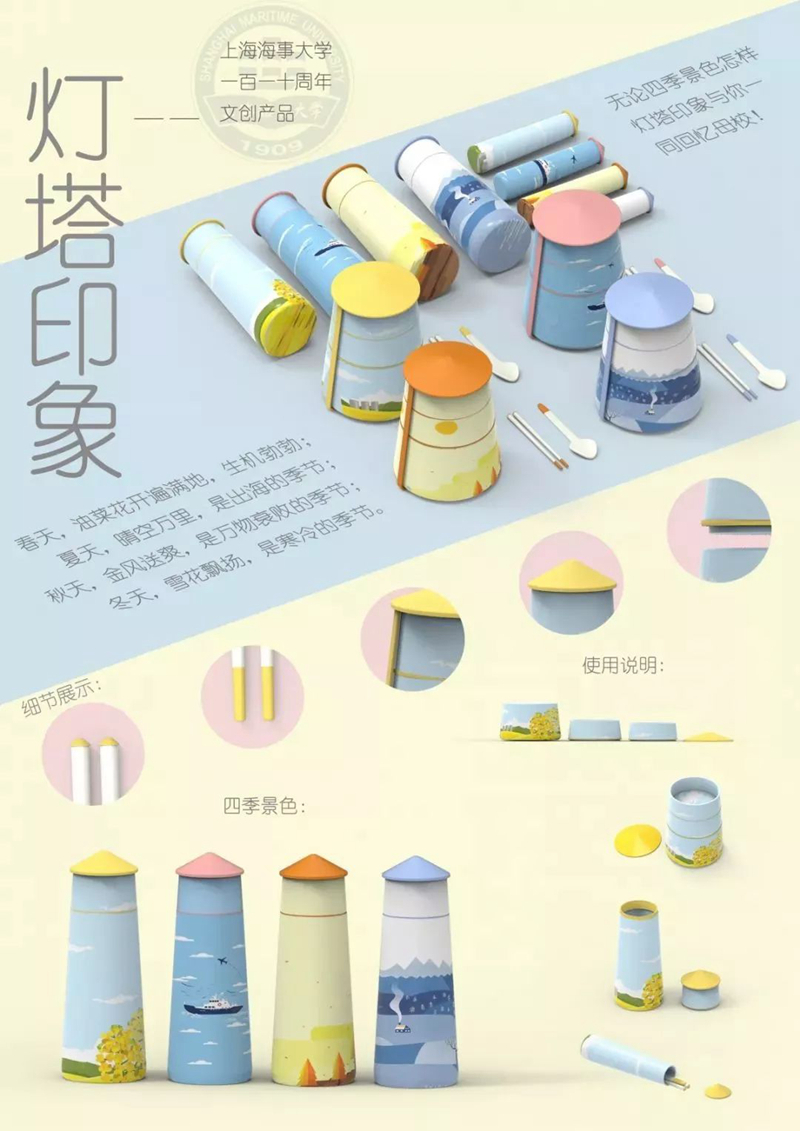 產品類三等獎：《燈塔印象-餐具設計》——梁杏婷