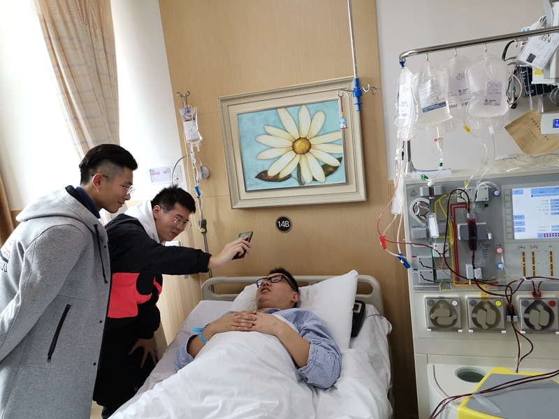 同學們錄制了祝福視頻
