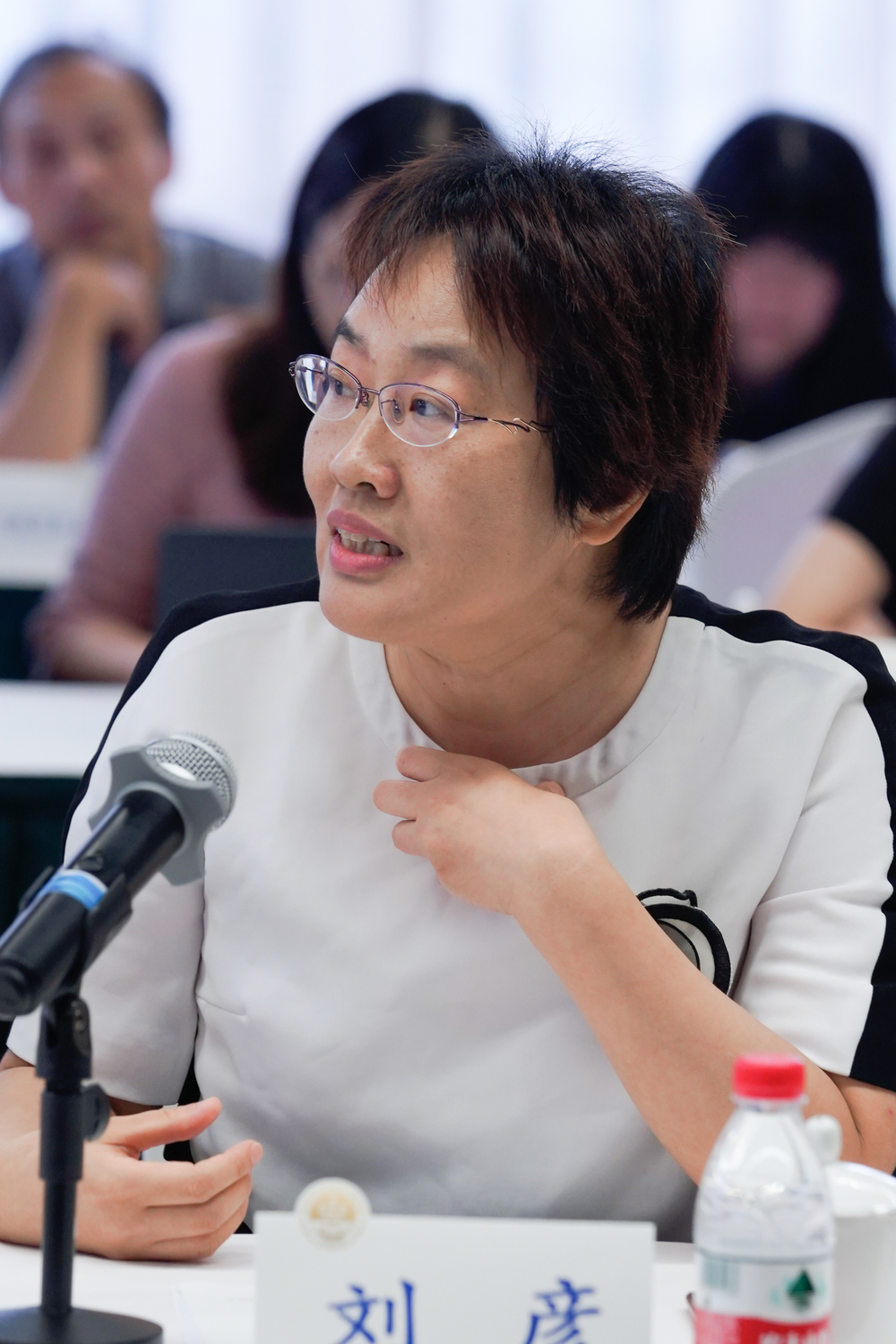 高文彬教授的學生代表、上海市劉彥律師事務所主任劉彥發言