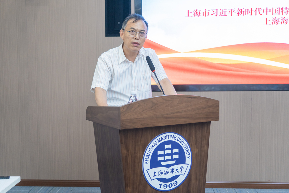 學校馬克思主義學院黨委書記董金明作總結發言