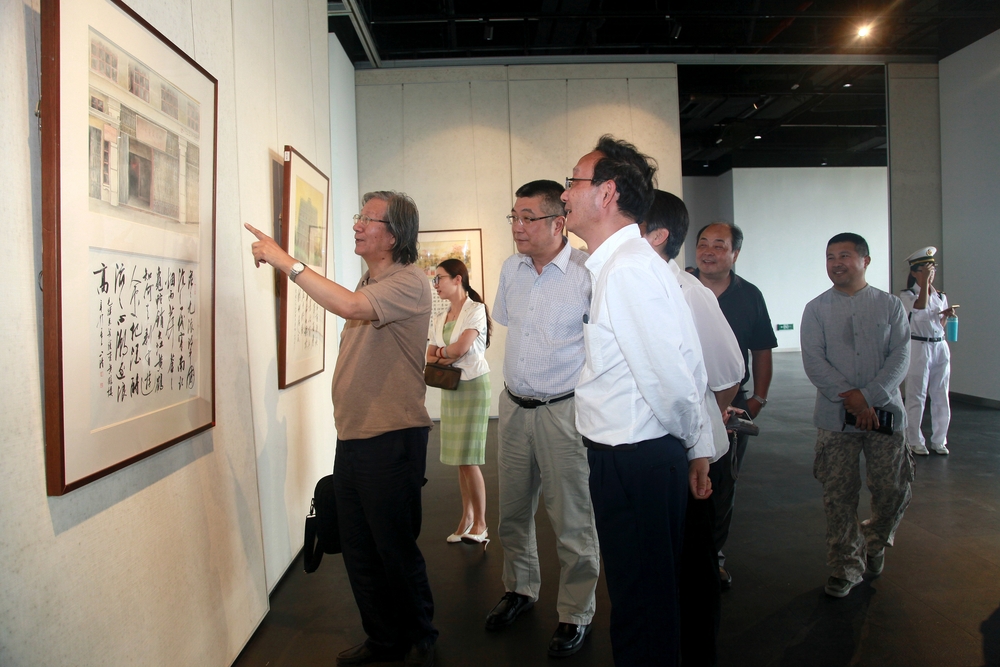 校領導參觀書畫展
