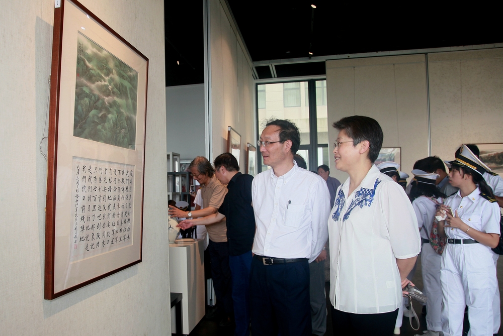 校領導參觀書畫展