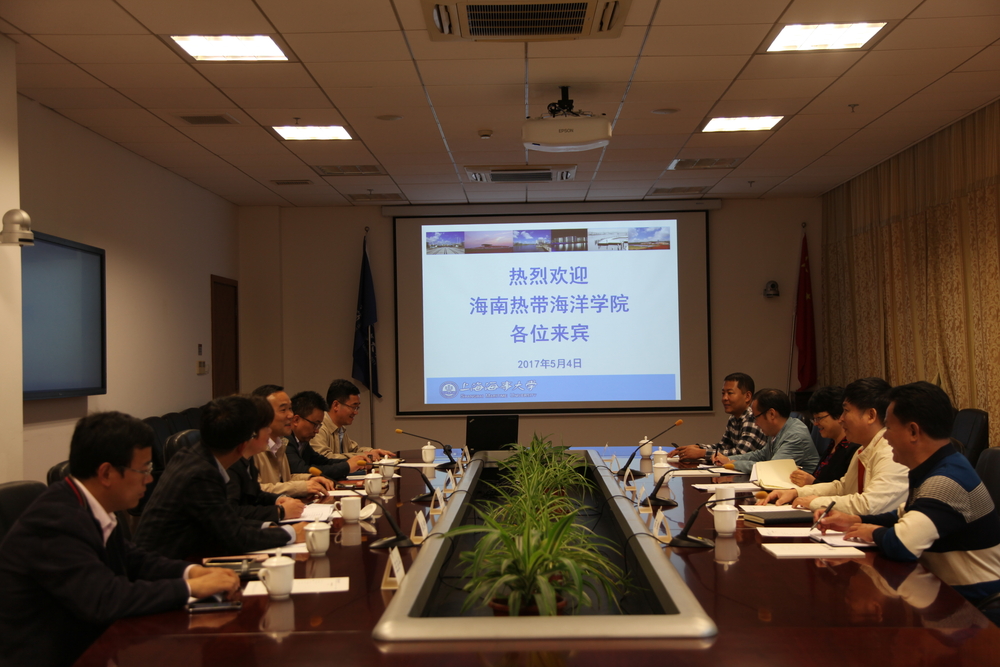 海南熱帶海洋學院副校長劉湘洪一行來校調研