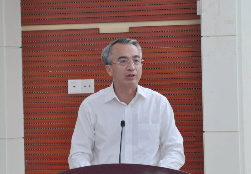 廣州市委常委、南沙區委書記蔡朝林致辭