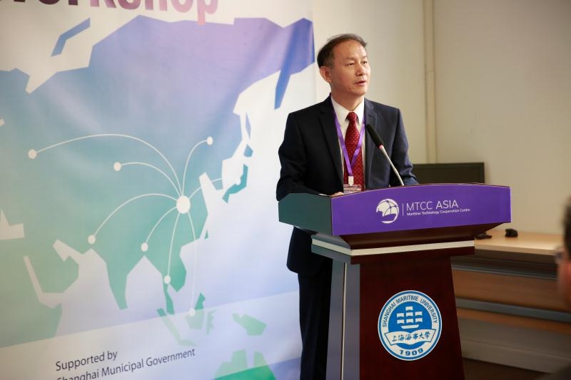 上海海事大學黨委書記、MTCC-Asia主席金永興致歡迎辭