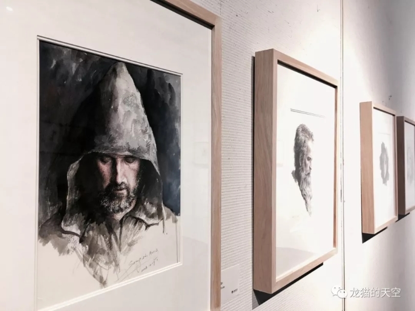 展覽現場部分畫作