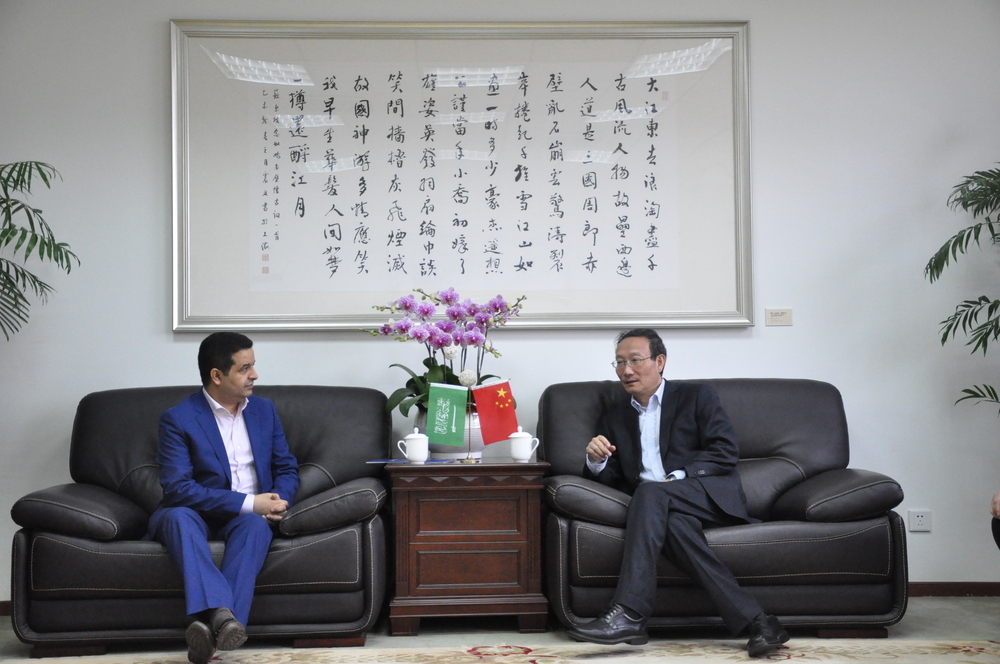 黃有方校長會見阿卜杜拉赫曼先生