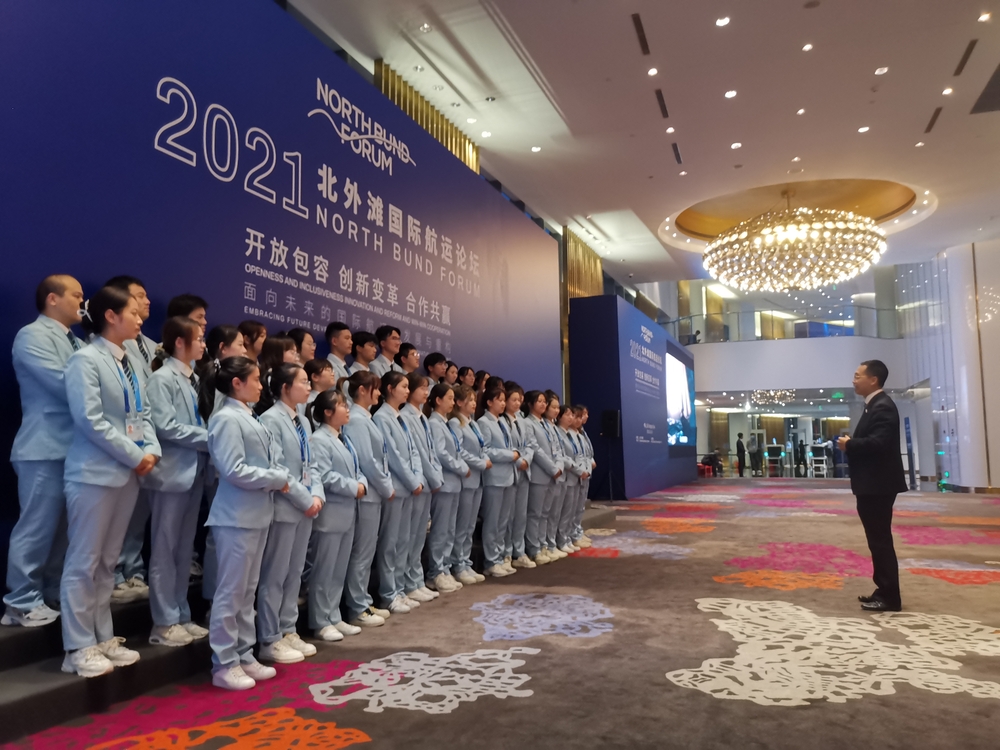 上海市交通委副主任董愛華慰問志愿者