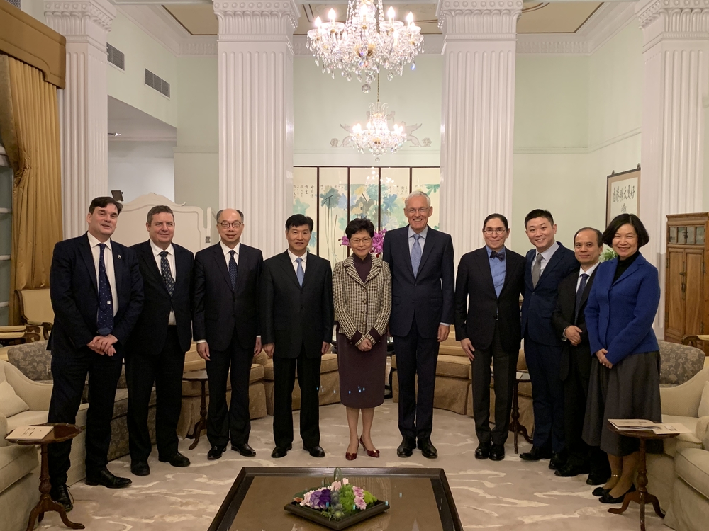 劉洋出席香港特別行政區(qū)行政長官林鄭月娥宴請交通運(yùn)輸部和國際航運(yùn)公會訪問團(tuán)活動
