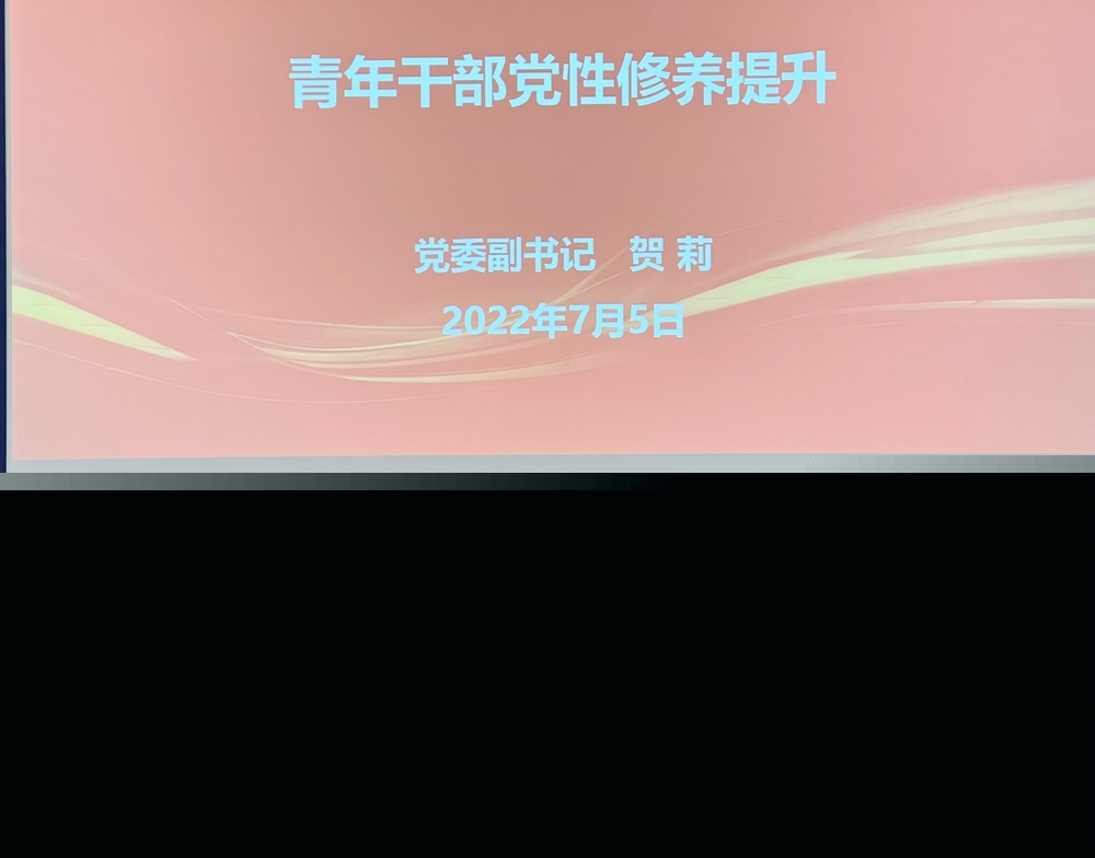 校黨委副書記賀莉作專題報告