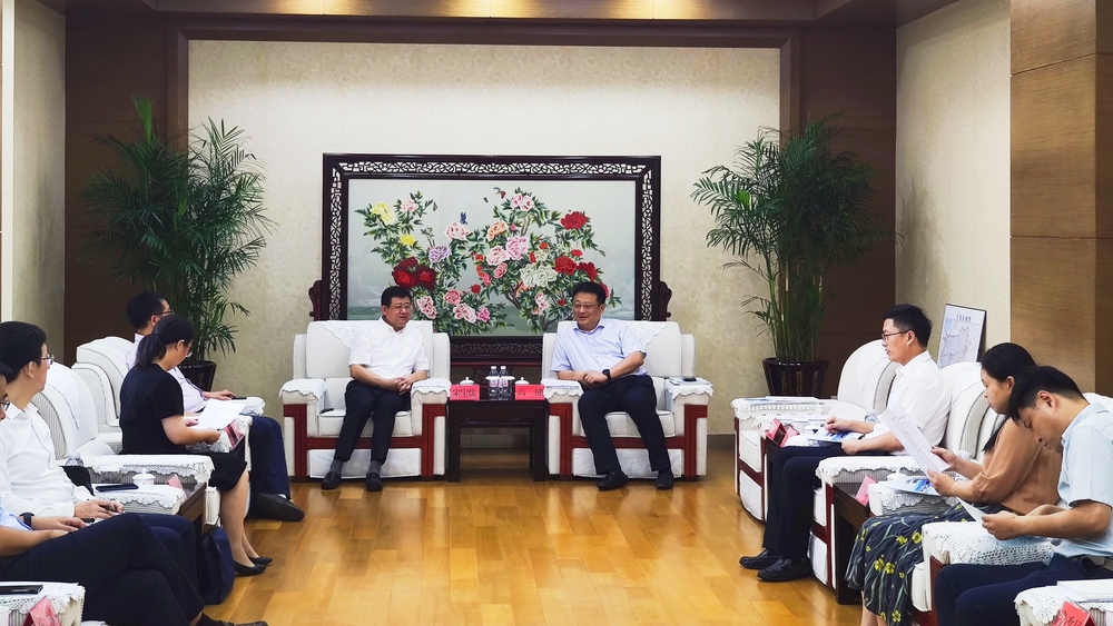 與市北區人民政府座談