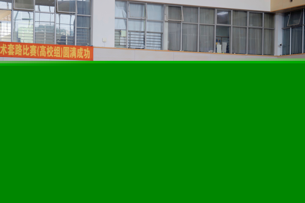 對練項目比賽中（張帥 、齊澤玉、王欣愿）
