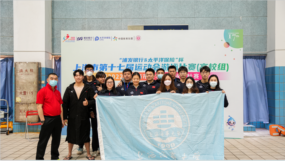 上海海事大學游泳隊合照
