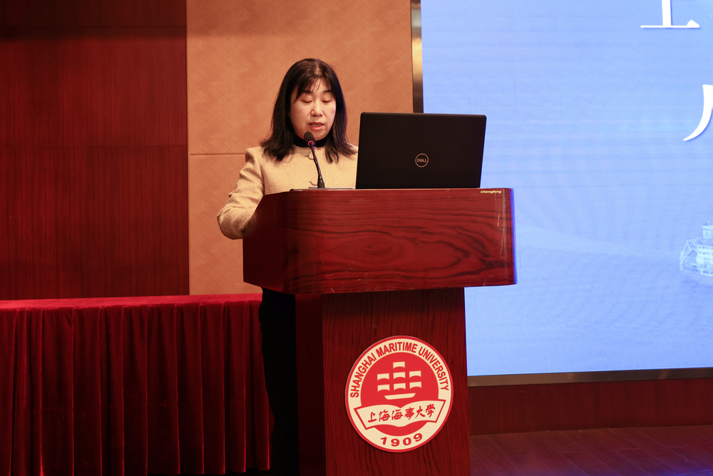 學院代表沙梅交流發言