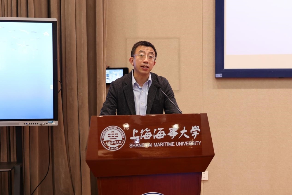上海海事大學副校長施欣講話