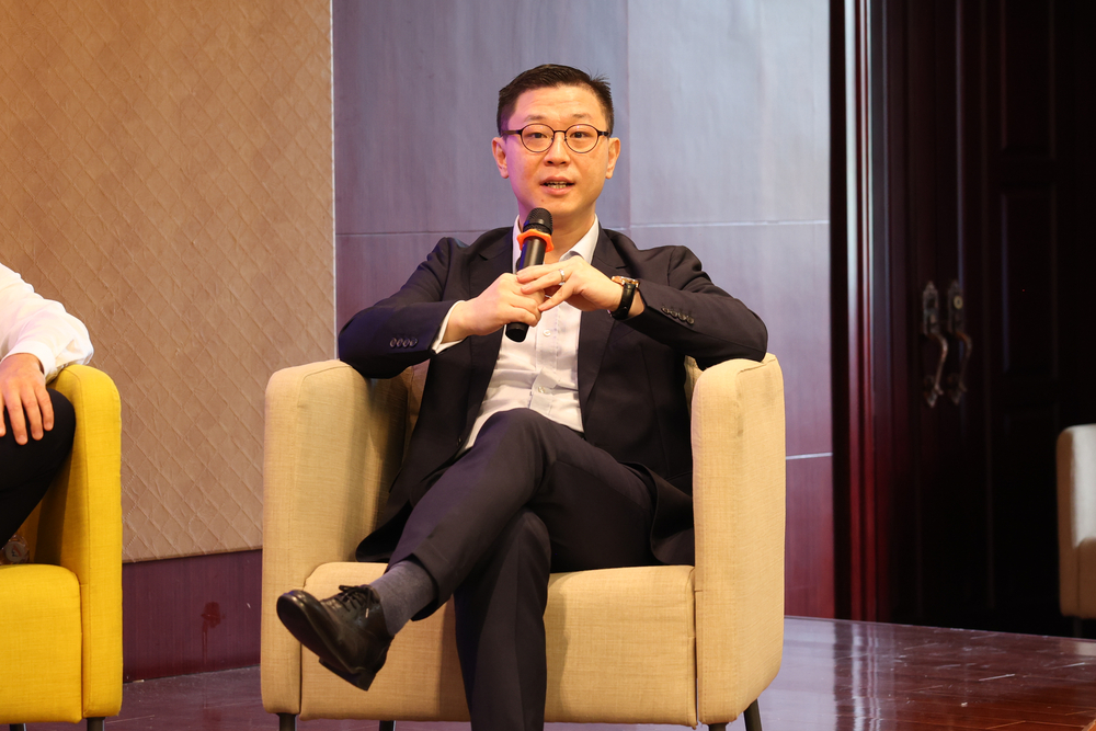 劉洋校友做交流發(fā)言