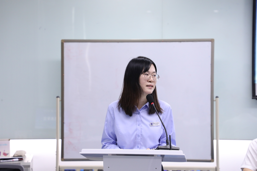 圖片6：學員代表發言