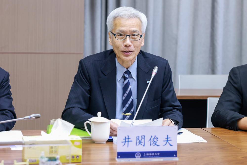 井関俊夫校長(zhǎng)致辭