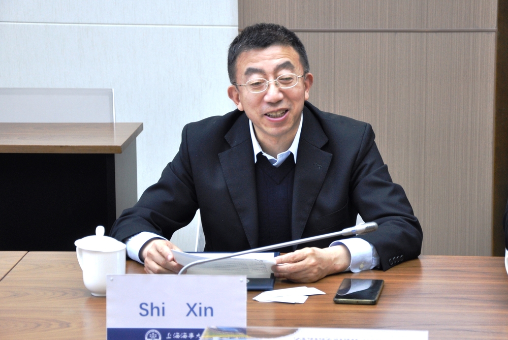 施欣副校長致歡迎詞