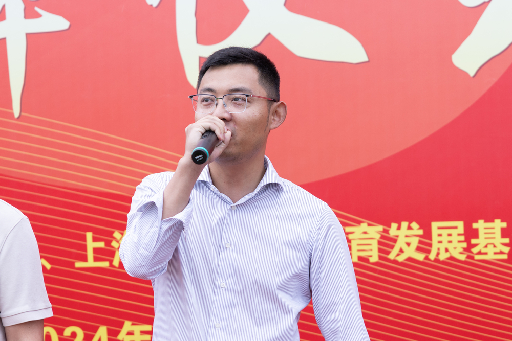 中源船務(wù)上海公司總經(jīng)理汪曉龍宣布射箭基地正式啟用