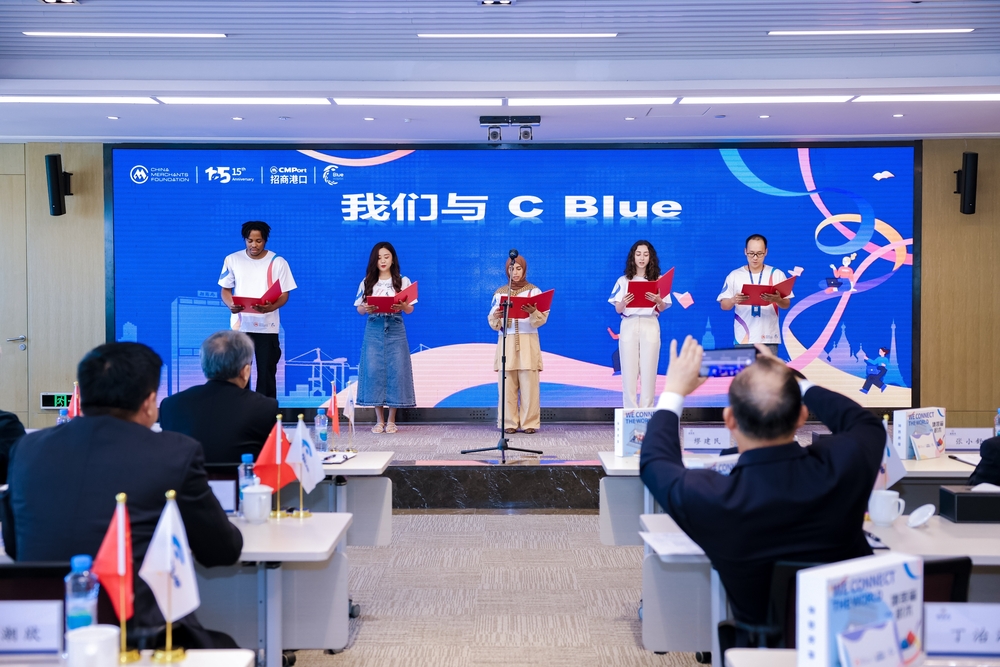 五校學員表演中文朗誦“我們與C Blue”