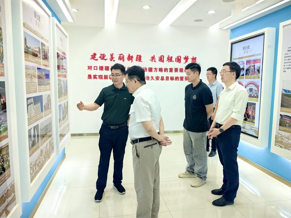 走訪上海市援喀前方指揮部