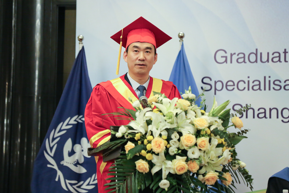 上海海事大學校長初北平致辭
