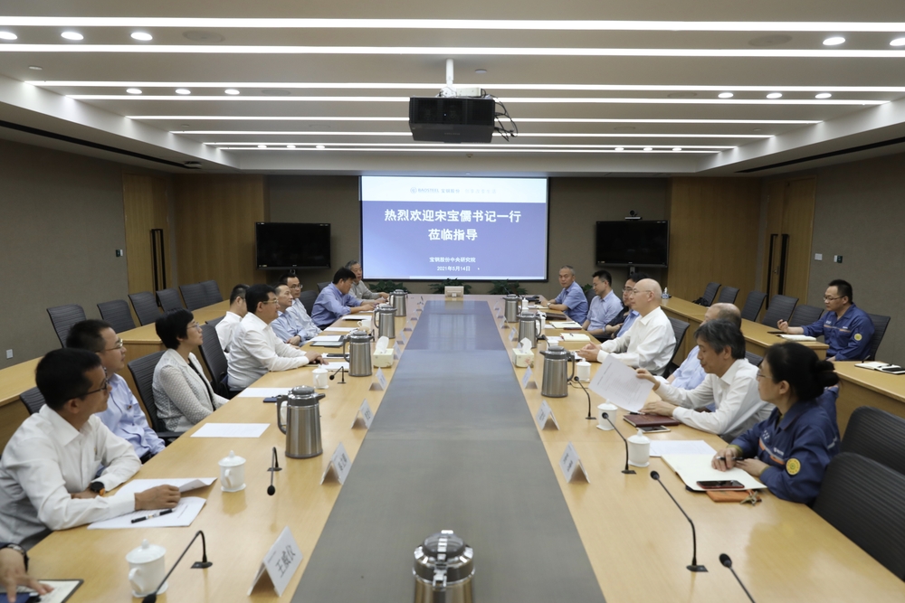 寶鋼中央研究院學習交流現場