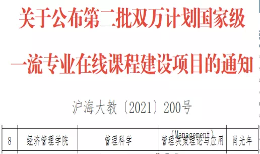 支部黨員主持上海高校一流本科課程