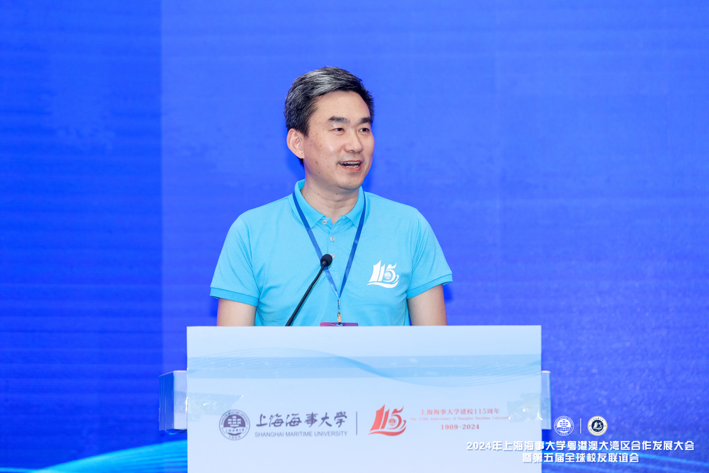 校長初北平在全球校友聯誼會上致辭