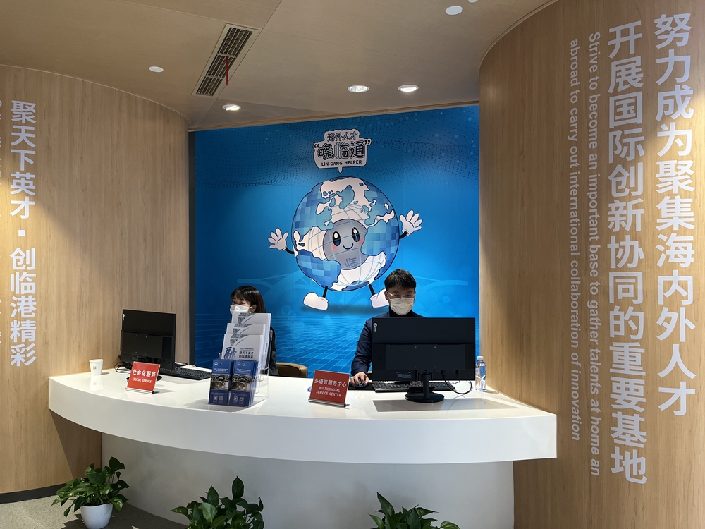 臨港國際人才港志愿者值班