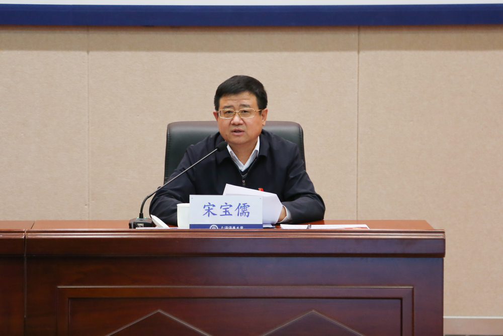 宋寶儒書記主持報告會